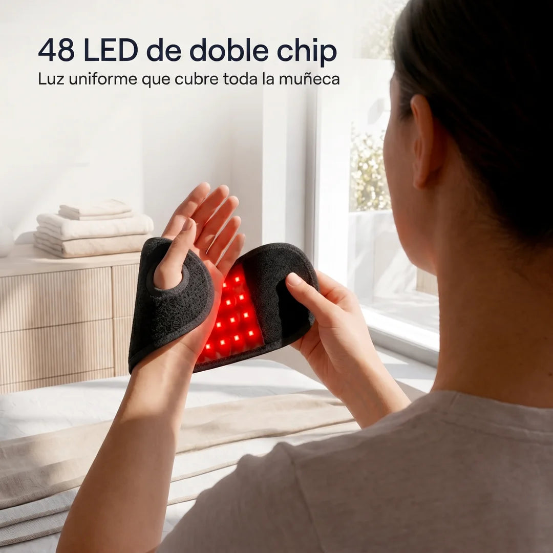 NeuroLux — 48 LED de doble chip, cobertura total de la muñeca
