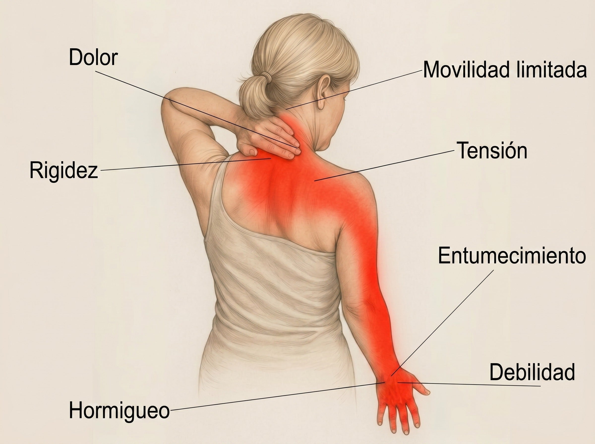 Zonas de dolor referido desde la columna cervical
